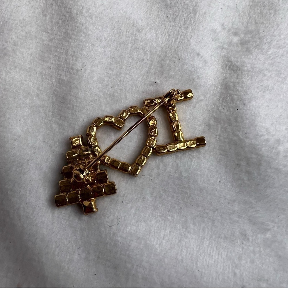 90’s I❤️🎄 Brooch Christmas Brooch - Picture 3 of 4